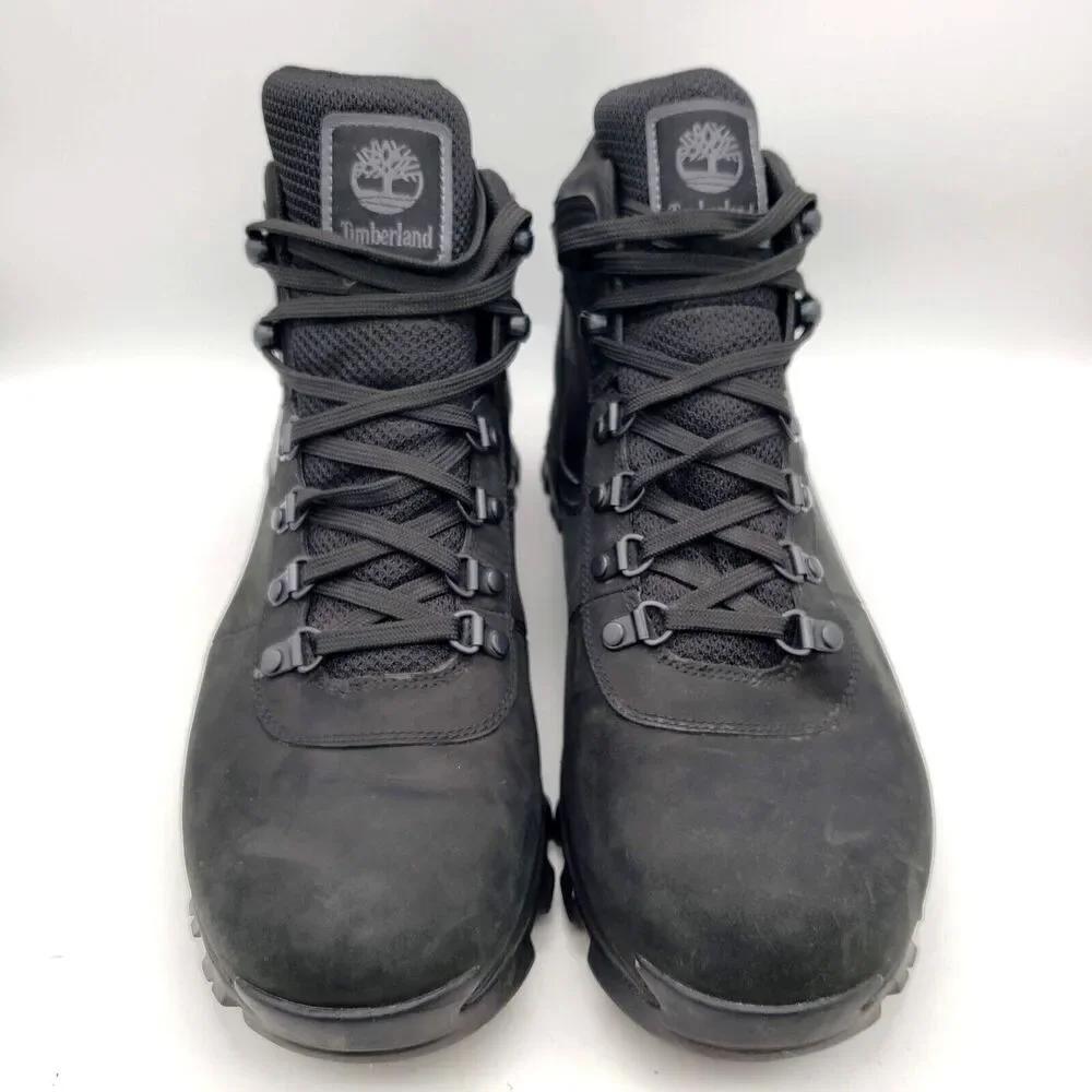 TIMBERLAND Mt Maddsen Hiking Boots Men's Size 13 Mid Waterproof Work Black 2731R